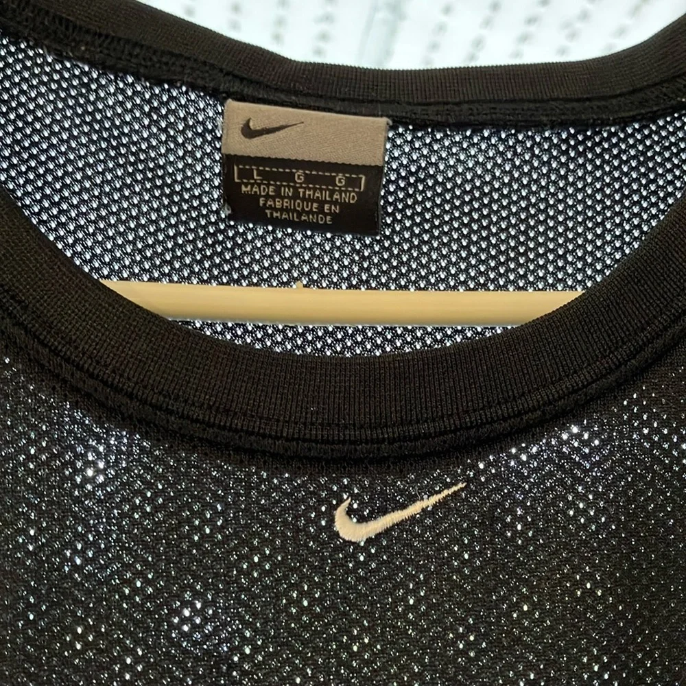 Nike Black Mesh Tank Top - Picture 2 of 5